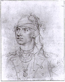 Portrait of
 Tuskatche Mico, 1790
